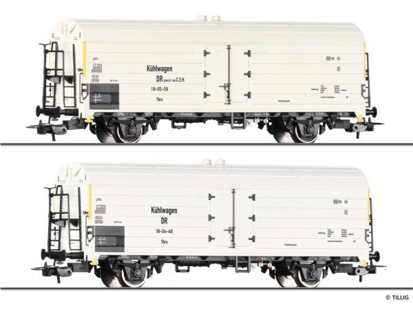 Tillig 70087 2tlg. Güterwagenset DR. EP. III